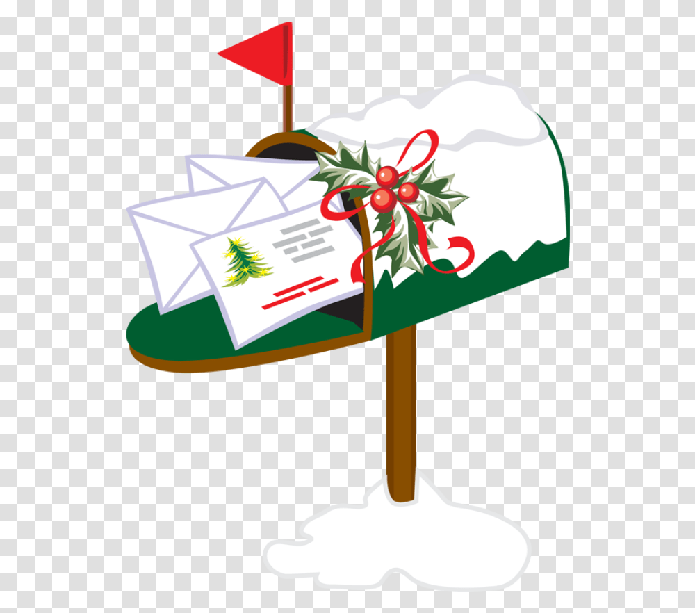 Mailbox Clipart Holiday Christmas Mailbox Clipart, Gift Transparent Png