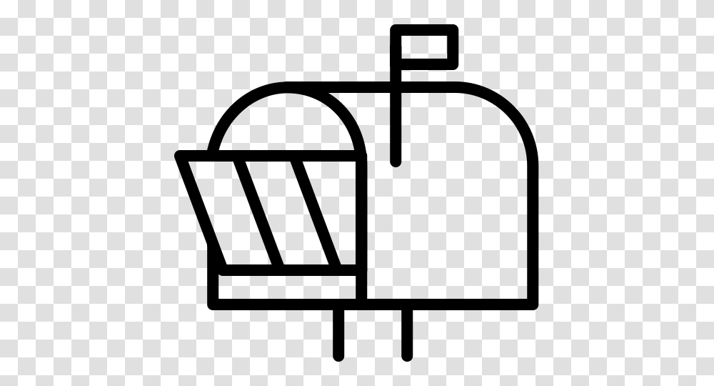 Mailbox Full Mailbox Postbox Icon With And Vector Format, Gray, World Of Warcraft Transparent Png
