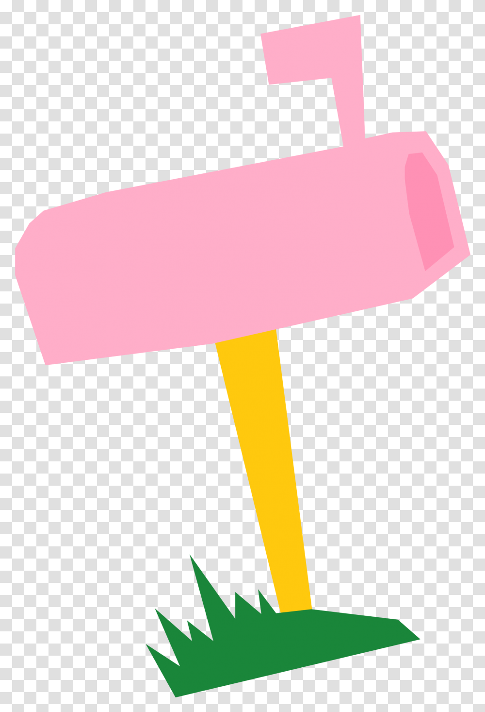 Mailbox Hd Pink Mailbox Clipart, Axe, Tool, Hammer, Mallet Transparent Png