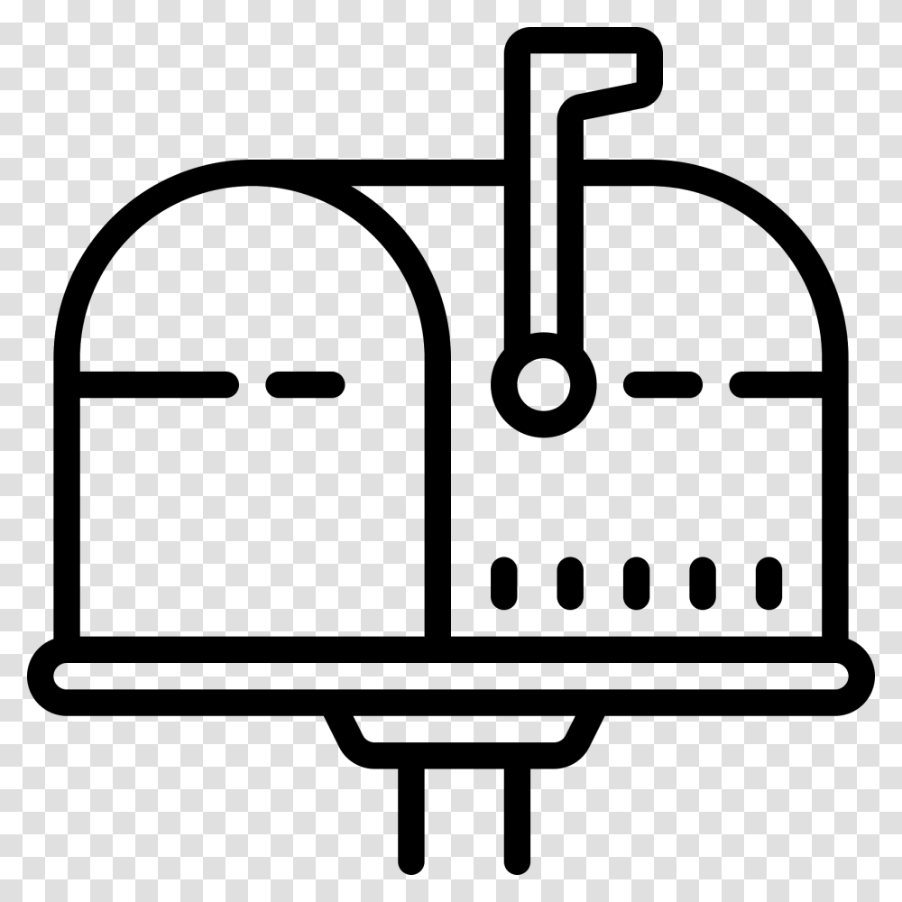 Mailbox Opened Flag Up Icon Clipart Download Icon For Mailing Address, Gray, World Of Warcraft Transparent Png