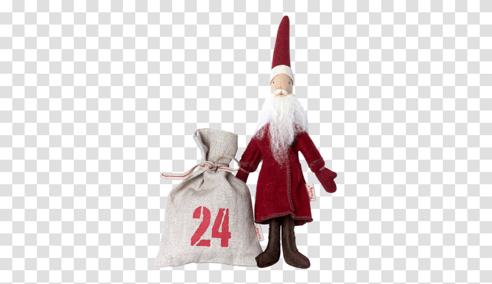 Maileg Santa Claus, Sack, Bag, Doll, Toy Transparent Png