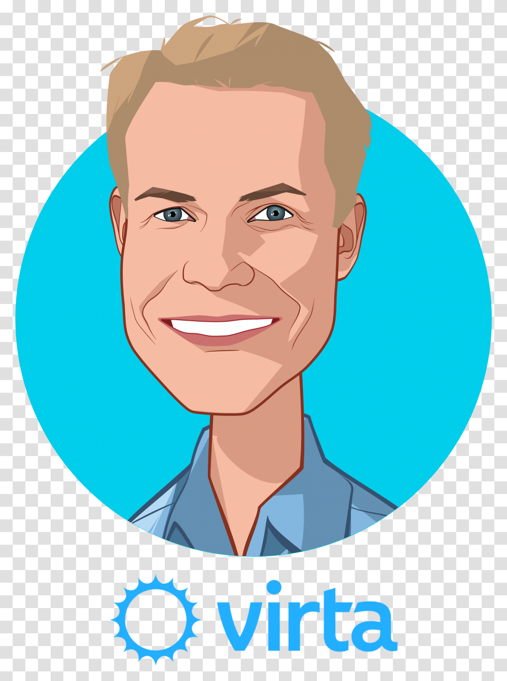 Main Caricature Of Sami Inkinen Who Is Speaking At Chief Executive, Face, Person, Head, Smile Transparent Png