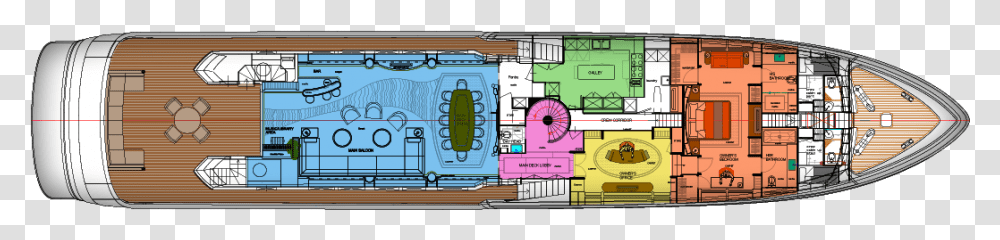 Main Deck Floor Plan, Plot, Diagram, Bus, Vehicle Transparent Png