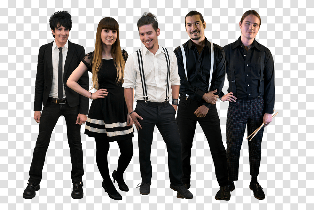 Main Electric Circus Electric Circus Band Dallas, Person, Suspenders, Tie Transparent Png