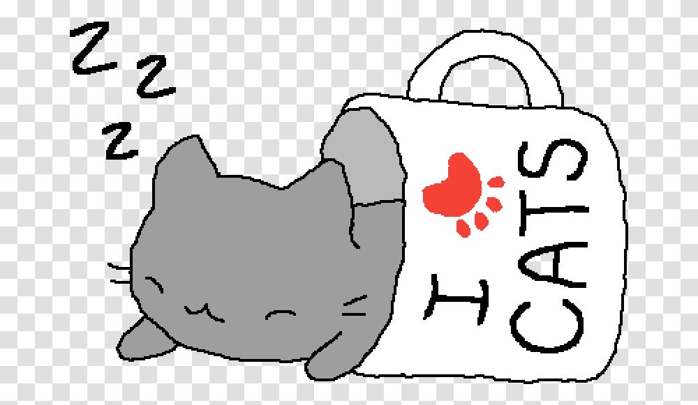 Main Image Cat Sleeping By Catlover300 Happy Song Nightcore, Bag, Sack, Stencil Transparent Png