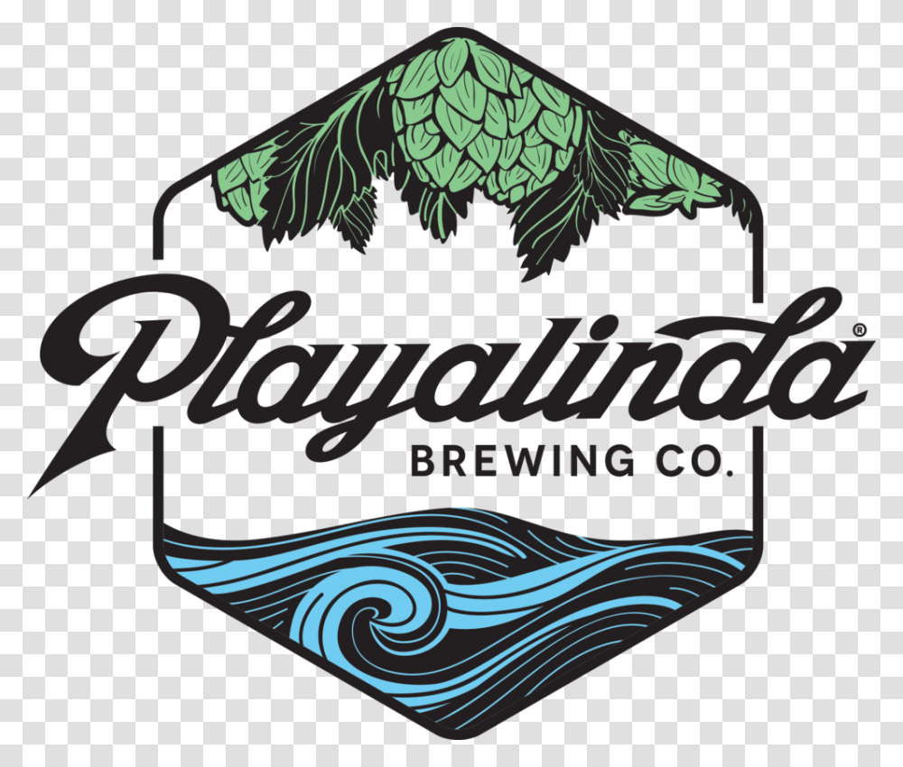 Main Logo New Separated Colors Playalinda Brewing Key Lime Slice, Trademark Transparent Png
