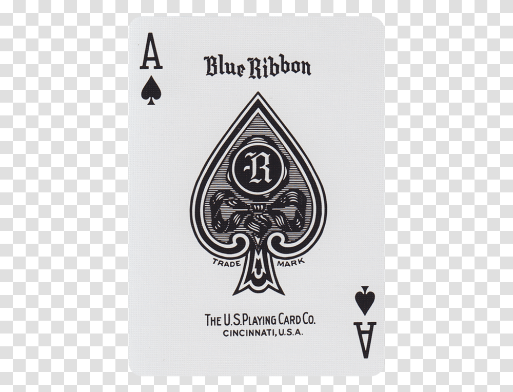 Main Playing Cards Ace Of Spades, Label, Poster, Advertisement Transparent Png