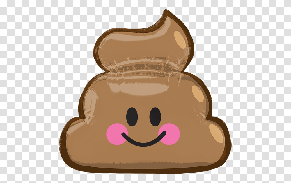 Main Product Photo Party City Poop Emoji Balloon, Sweets, Food, Birthday Cake, Dessert Transparent Png