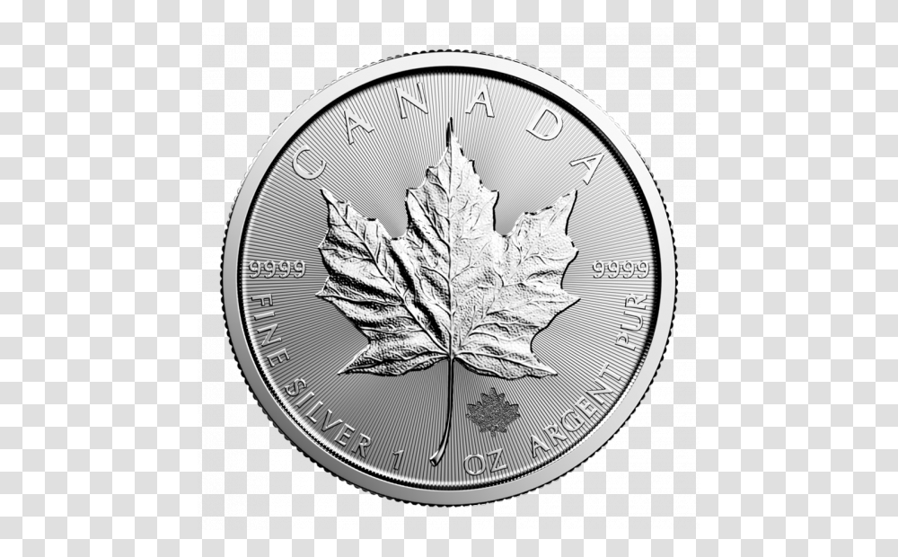 Main Product Photo Silver Maple Leaf 2019, Clock Tower, Architecture, Building, Coin Transparent Png
