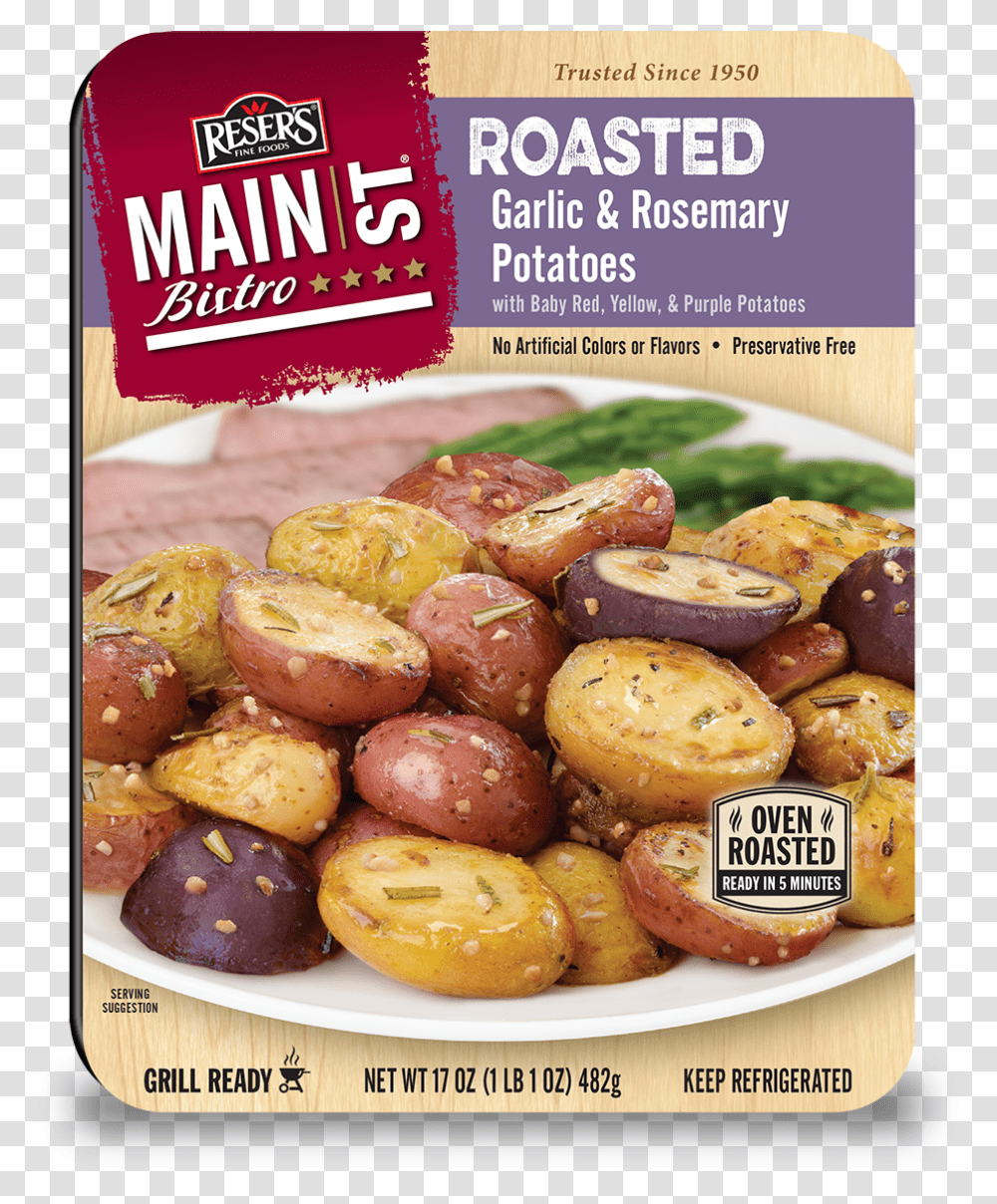 Main Street Bistro Roasted Potatoes, Bread, Food, Plant, Cracker Transparent Png