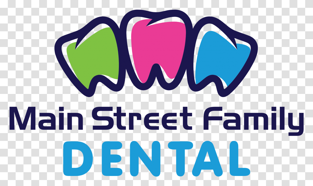 Main Street Family Dental Logo Magnachip, Purple, Label Transparent Png