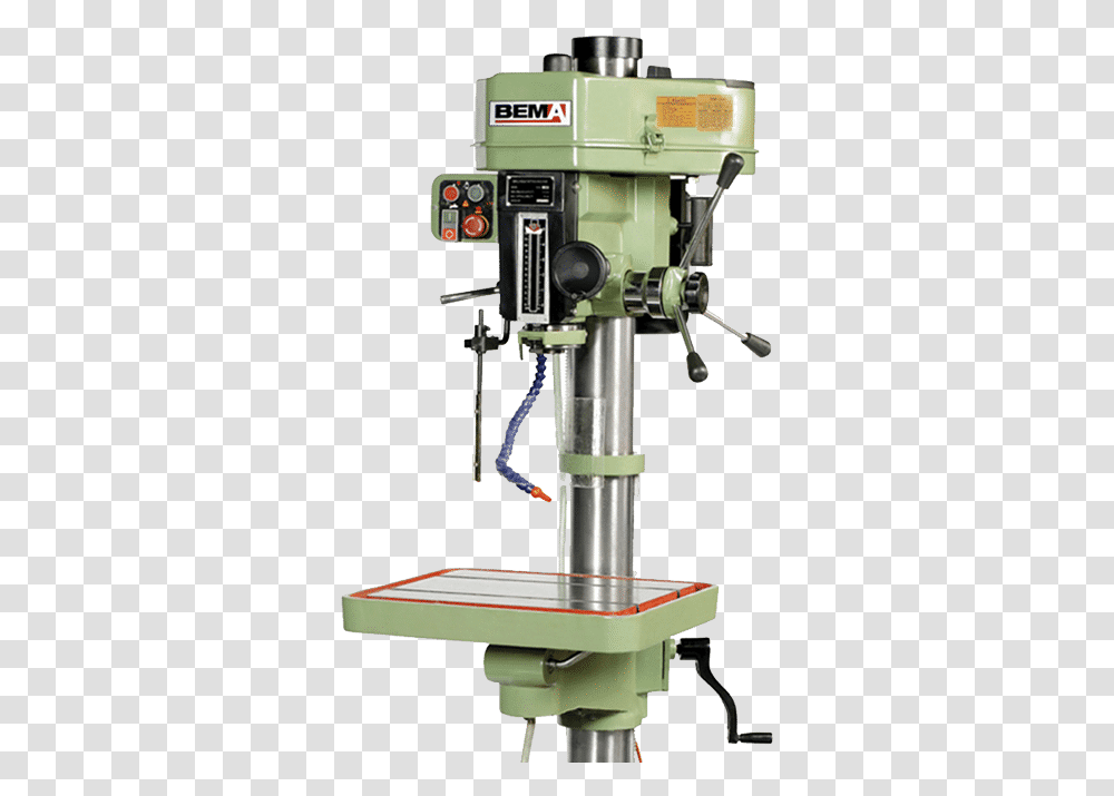 Main View Bema Mg32c Pillar Drill Pillar Drill Machine, Camera, Electronics, Rotor, Coil Transparent Png
