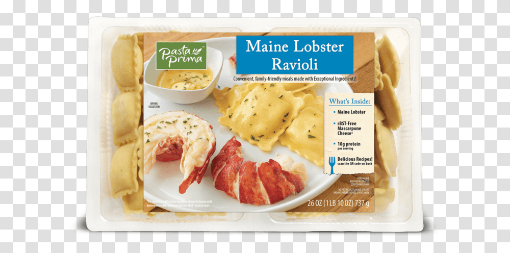 Maine Lobster Ravioli Meat, Pasta, Food, Culinary, Meal Transparent Png