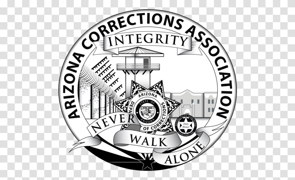 Maine Probation Parole Officer Badge Clipart Black Badge Arizona Department Of Corrections, Logo, Emblem, Coin Transparent Png