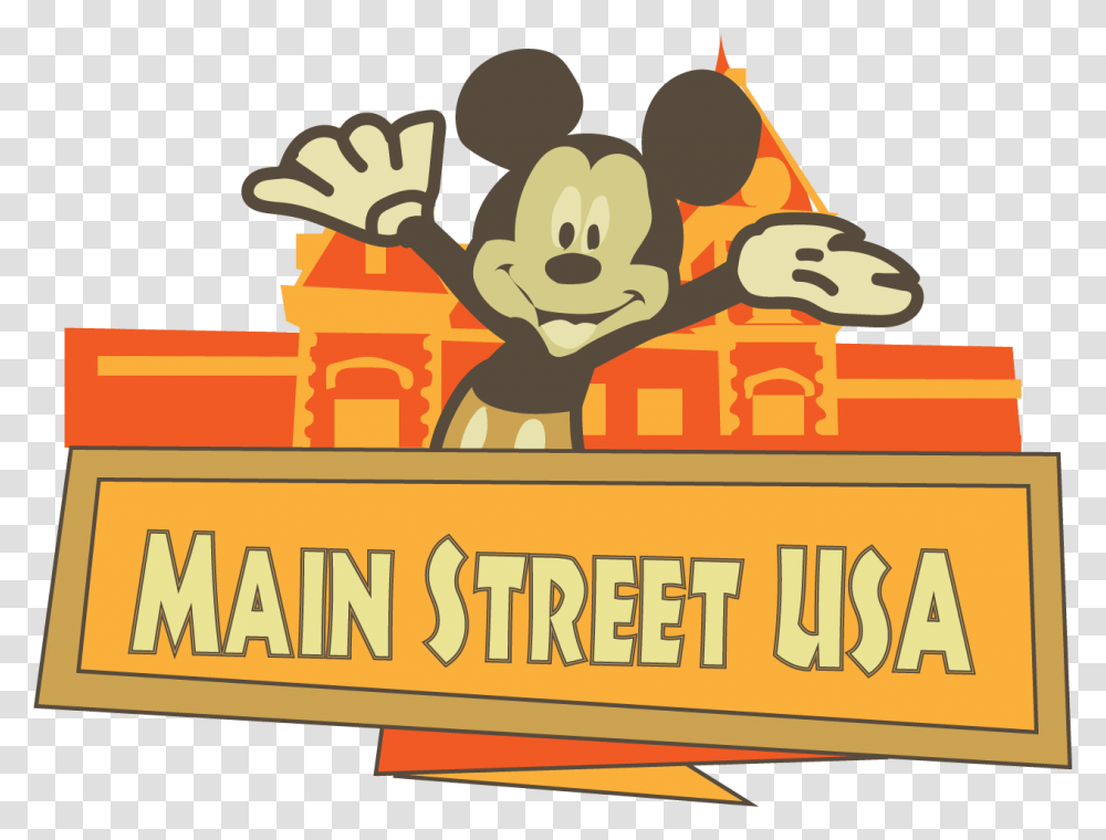 Mainstreet Disneyland Clipart, Food, Mansion Transparent Png