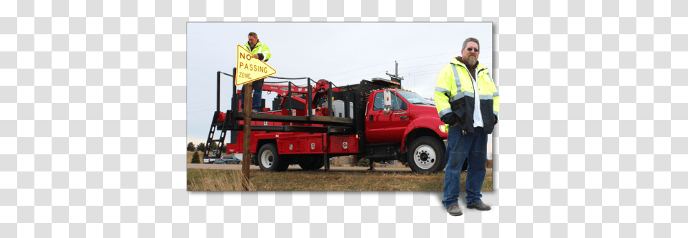 Maintainer Sign Trucks Improve Highway Maintenance Car, Shoe, Footwear, Clothing, Apparel Transparent Png