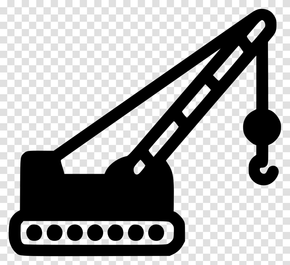 Maintenance Construction Crane Comments Icon Crane Construction, Shovel, Tool, Silhouette Transparent Png