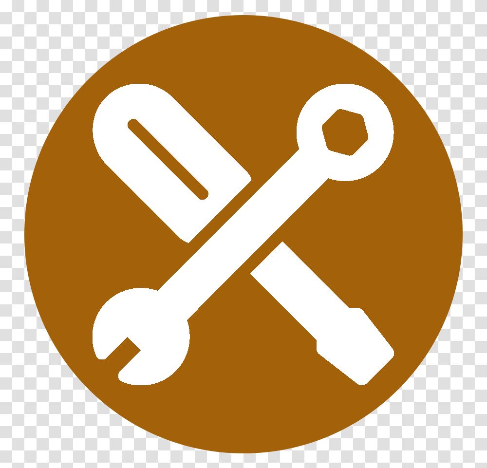 Maintenance Icon Illustration, Shovel, Tool, Key, Cutlery Transparent Png