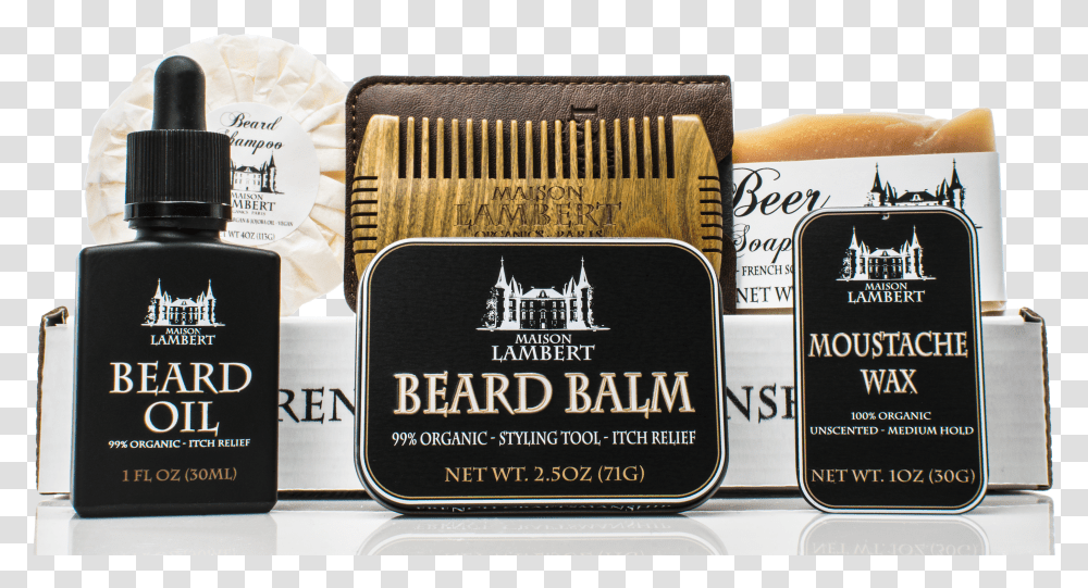 Maison Lambert Ultimate Beard Kit Kraft Box Download Beard Oil Transparent Png