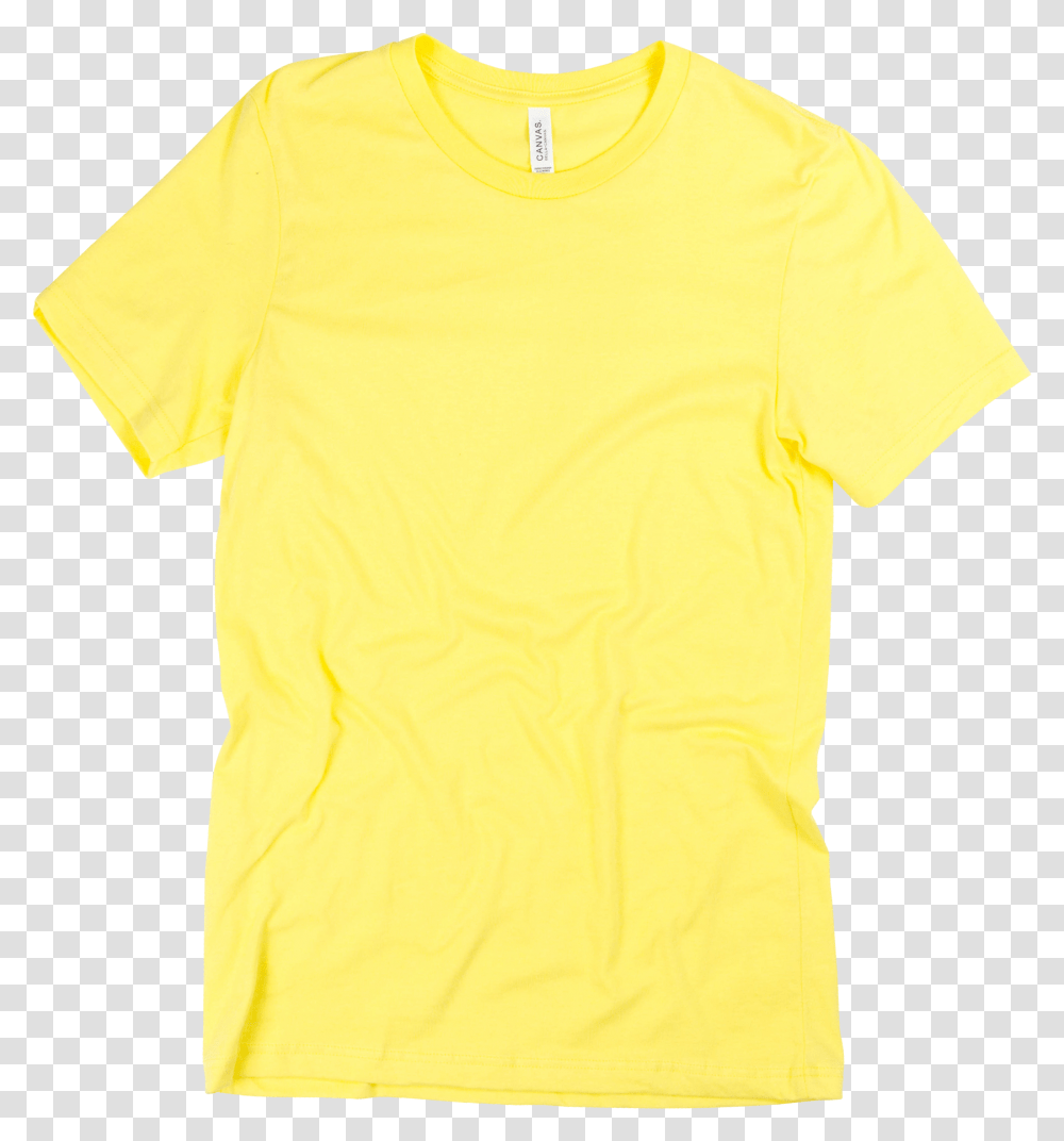 Maize Canvas Yellow Gildan T Shirt, Apparel, T-Shirt, Sleeve Transparent Png
