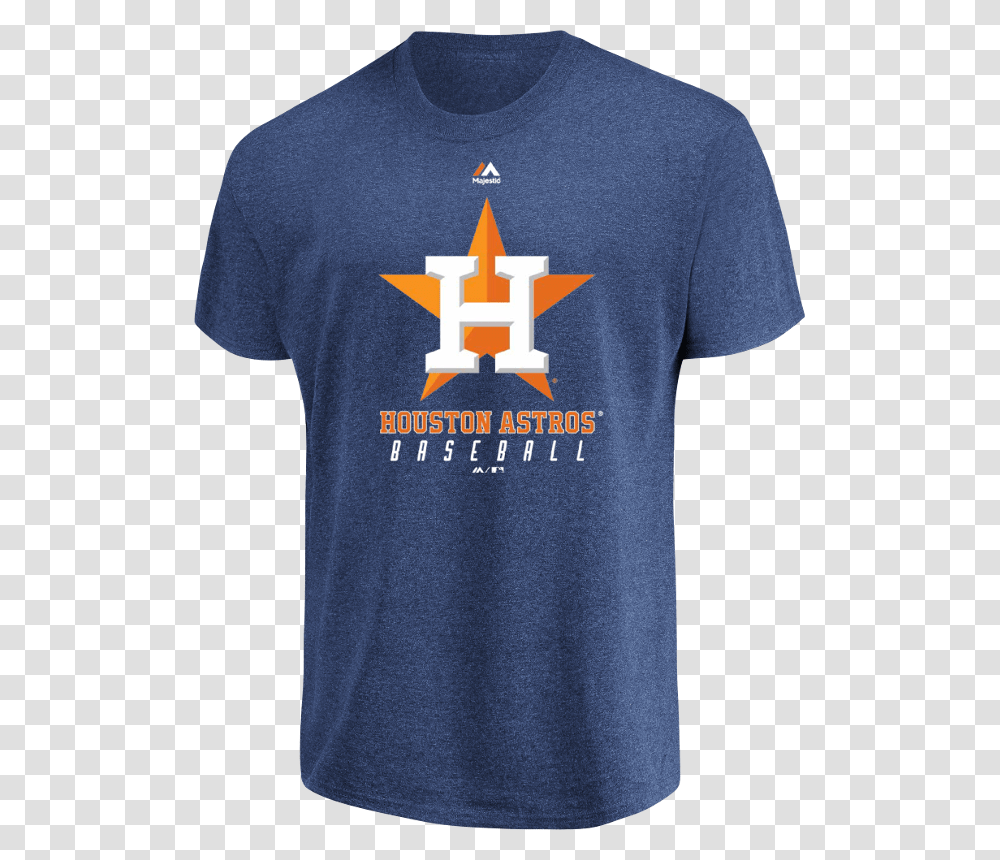 Majestic Mens Mlb Houston Astros Game Fundamentals T Shirt, Apparel, T-Shirt, Person Transparent Png