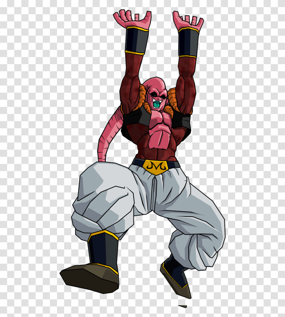 Majin Buu Gogeta Ssj4 Abs By Robertovile D4bzb4d Super Buu Broly Absorbed, Hand, Person, Human, People Transparent Png