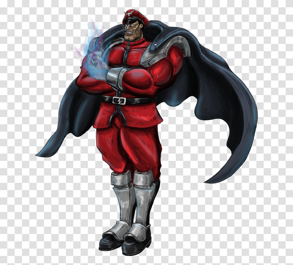 Major Bison Street Fighter, Person, Human, Helmet Transparent Png