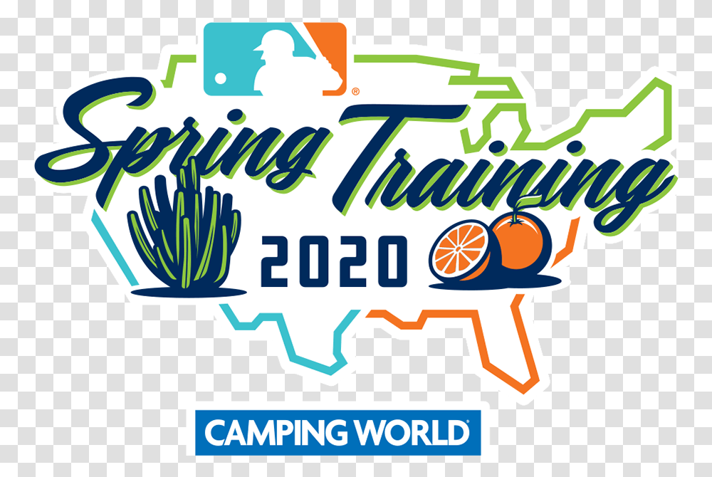 Major League Baseball Event Logo Logo Spring Training Mlb, Text, Label, Symbol, Alphabet Transparent Png