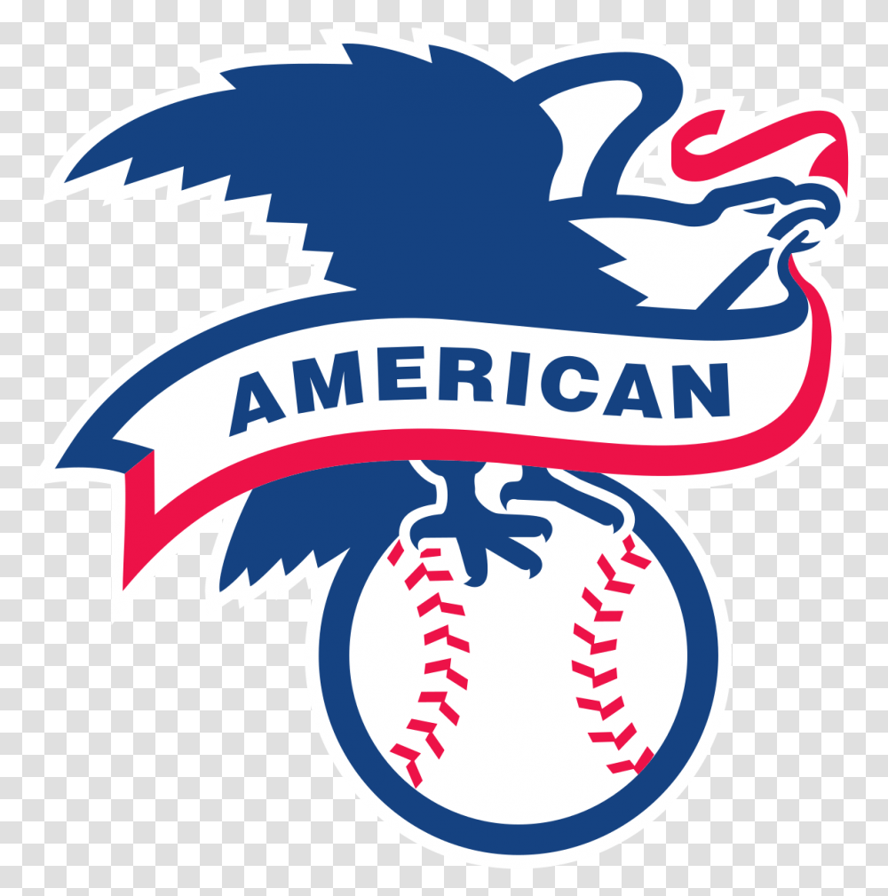 Major League Baseball Logo Free Mlb American League, Text, Symbol, Dragon, Label Transparent Png