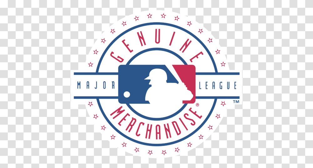 Major League Baseball Logo Major League Logo Baseball, Label, Text, Symbol, Sticker Transparent Png