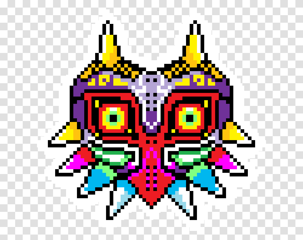 Majora Pixel Art Zelda Majora's Mask, Rug, Pattern, Ornament Transparent Png