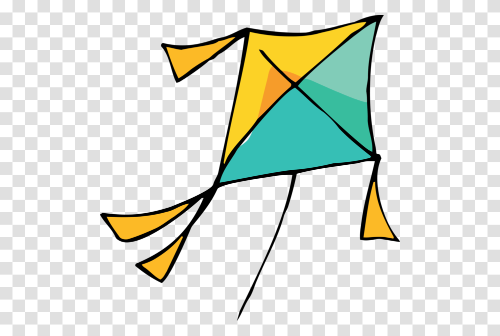 Makar Sankranti Yellow Line For Happy Makar, Toy, Kite, Triangle Transparent Png