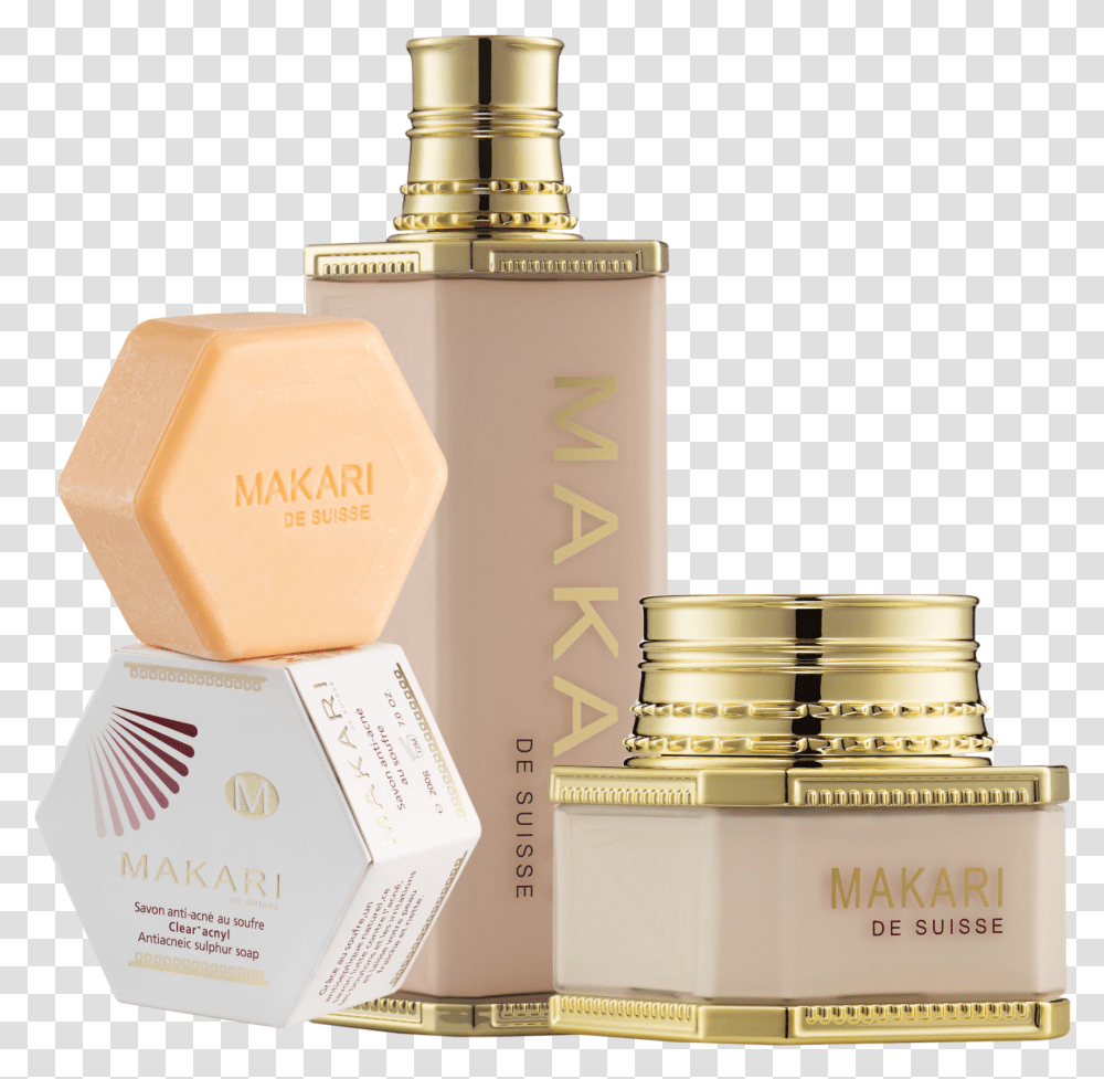 Makari Acne Skin Care KitTitle Makari Acne Skin Makari For Acne, Bottle, Cosmetics, Perfume Transparent Png