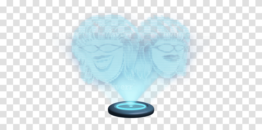 Make 3d Hologram For Your Logo Or Text Heart, Sphere, Jacuzzi, Tub, Hot Tub Transparent Png