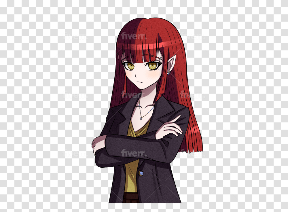 Make A Danganronpa Sprite Of You Or Your Characters By Tokkieidk For Women, Comics, Book, Manga, Person Transparent Png