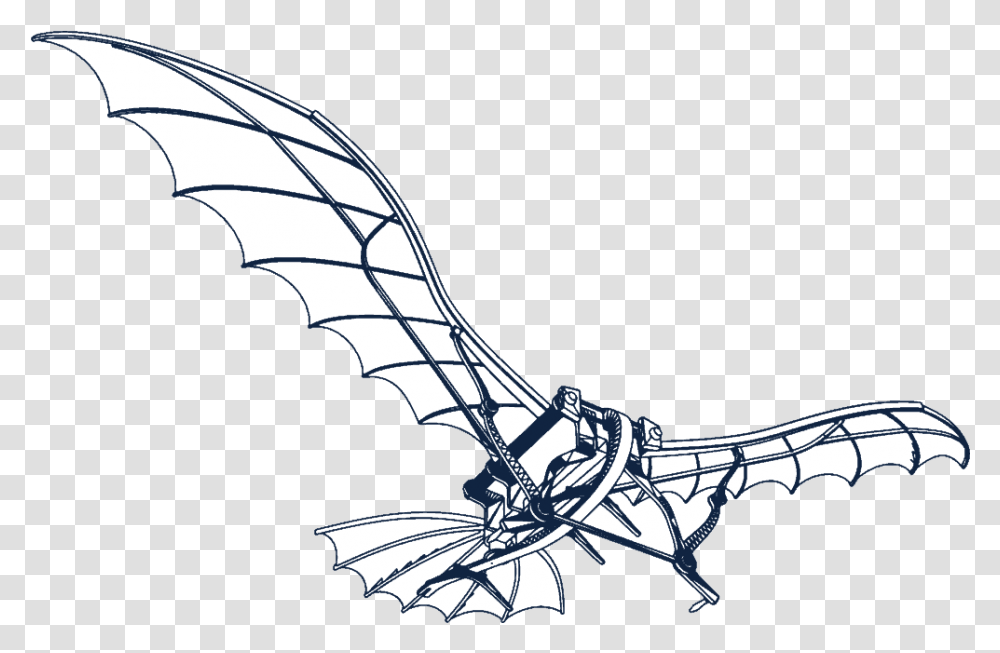 Make A Leonardo Da Vinci Glider, Dragon, Weapon, Weaponry Transparent Png