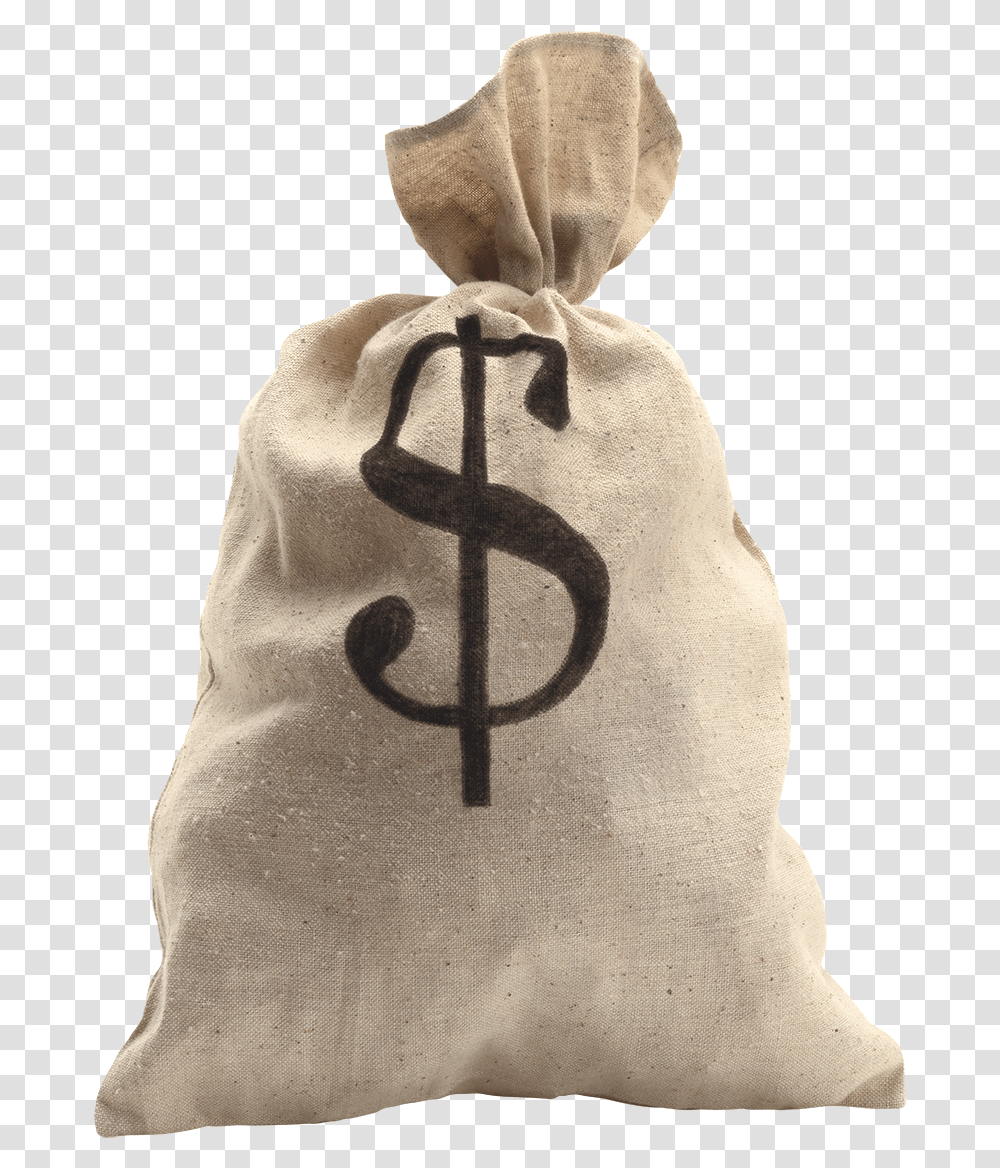 Make A Money Bag, Sack, Person, Human, Snowman Transparent Png