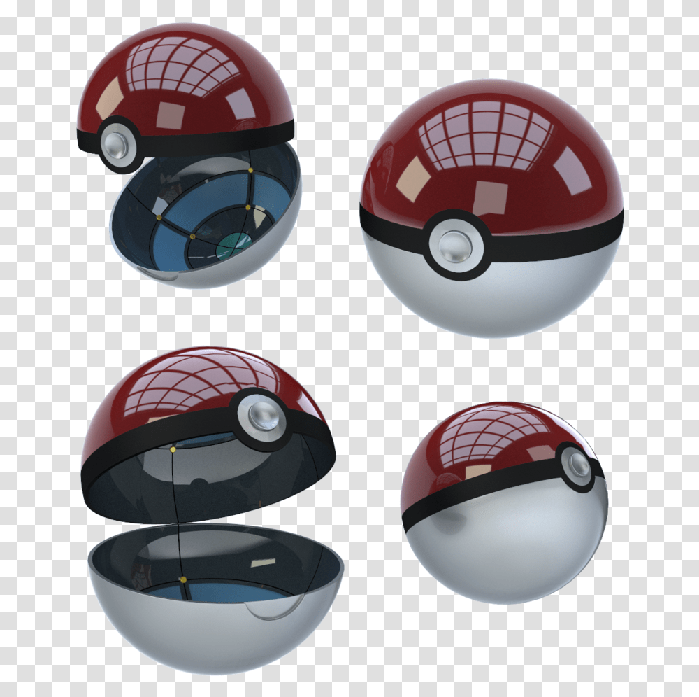 Make A Pokeball Open, Sphere, Apparel, Helmet Transparent Png