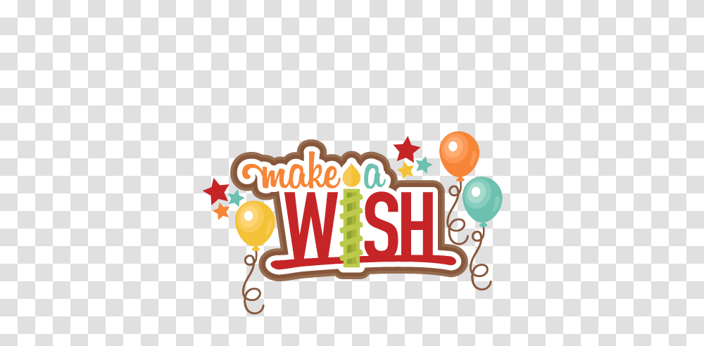 Make A Wish Title Clip Art Scrapbook Cute Clipart, Meal, Food, Leisure Activities Transparent Png