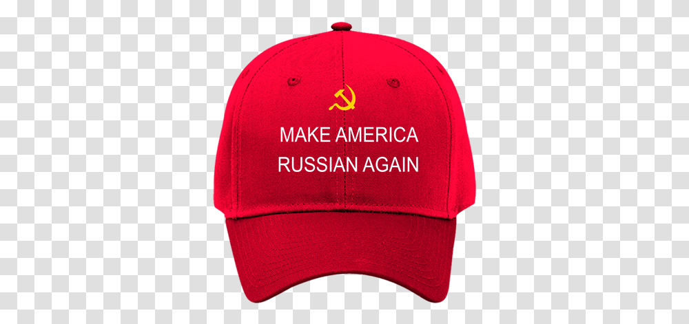 Make America Russian Again Red Cotton Twill Hat Otto Cap Baseball Cap, Clothing, Apparel Transparent Png