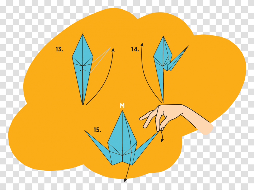 Make An Origami Paper Stork Language, Ornament, Pattern, Toy, Fractal Transparent Png