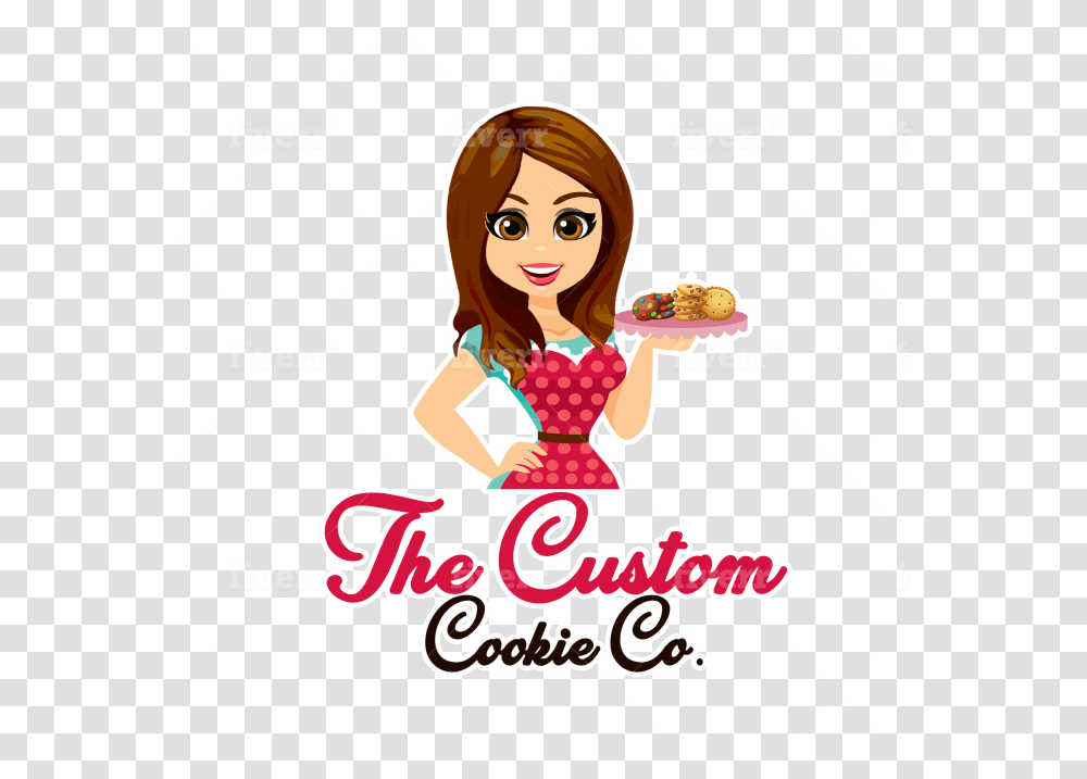 Make Any Kind Of Bakery Logo Cartoon, Person, Text, Poster, Advertisement Transparent Png