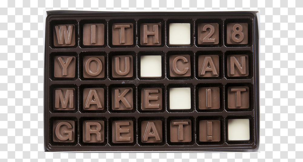 Make Box Out Of Chocolate, Computer Keyboard, Computer Hardware, Electronics, Dessert Transparent Png