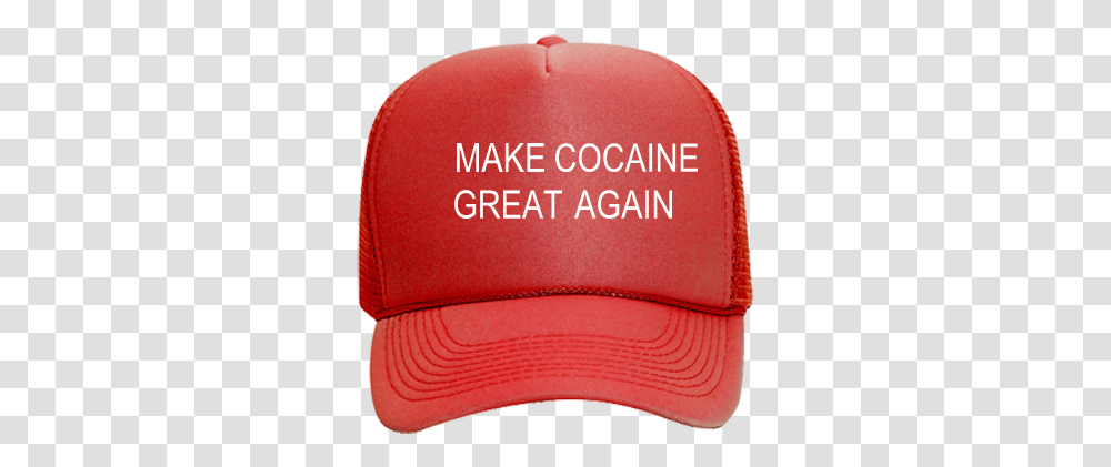 Make Cocaine Great Again Mesh Trucker Make Real Estate Great Again, Baseball Cap, Hat Transparent Png