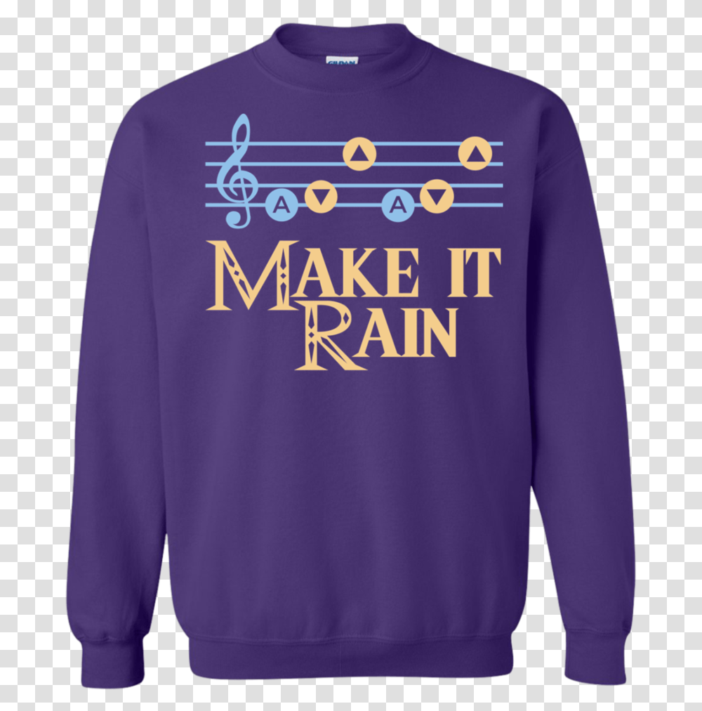 Make It Rain Song Of Stroms No Sword Sweatshirt Tinkerbell Ugly Christmas Sweater, Apparel, Sleeve, Long Sleeve Transparent Png