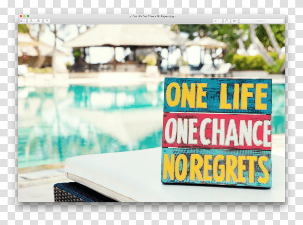 Make Money Online Fast One Life One Chance No Regrets, Word, Water, Pool Transparent Png