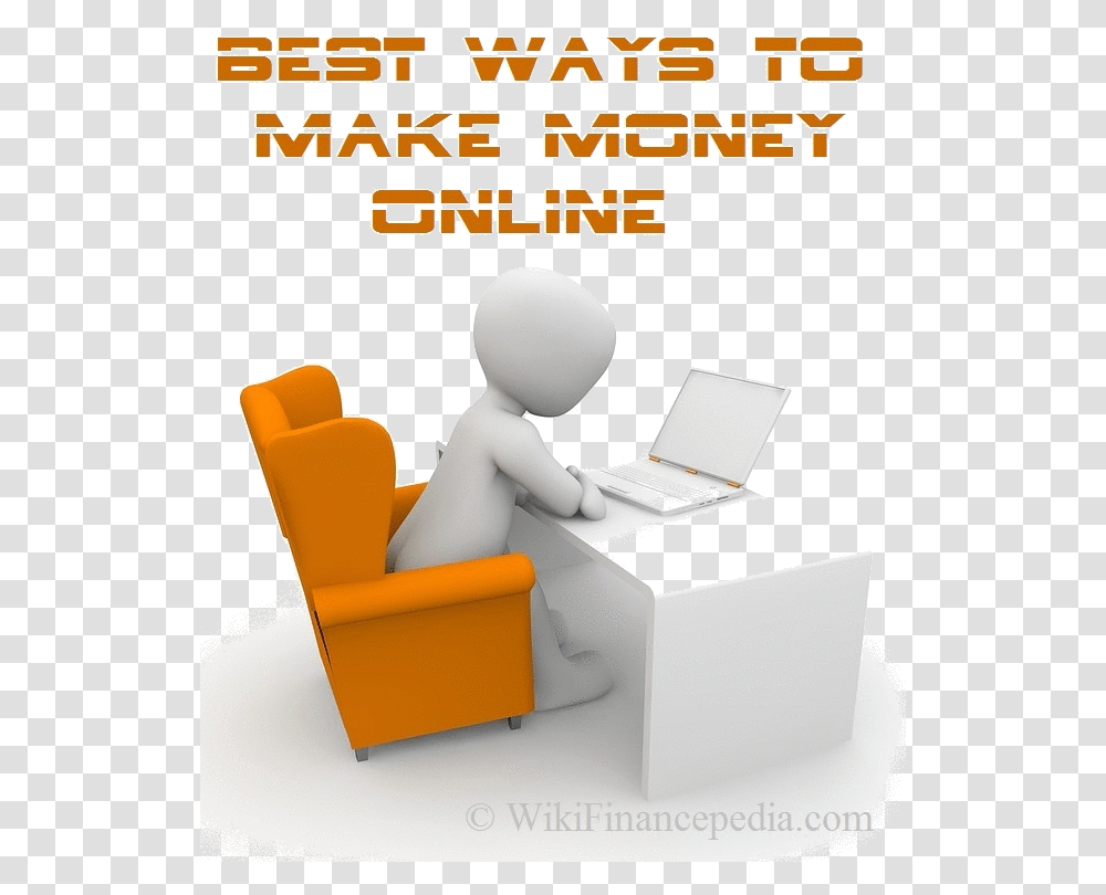 Make Money Online, Furniture, Armchair, Pc, Computer Transparent Png