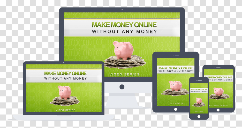Make Money Online When Youre Broke Done For You Lead Responsive Web Design Icon, Piggy Bank, Plant, Flyer, Poster Transparent Png