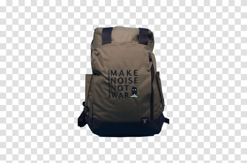 Make Noise Not War Bag, Backpack Transparent Png