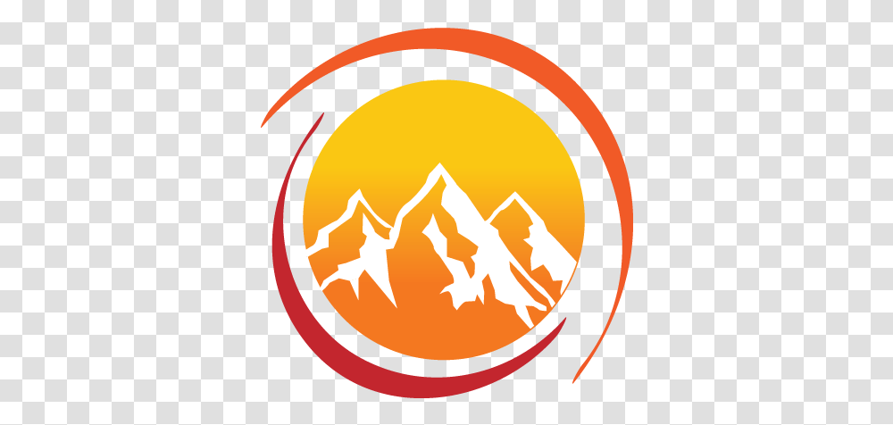 Make Online Mountains Logo Design Mountain Logo Design, Symbol, Fire, Flame Transparent Png